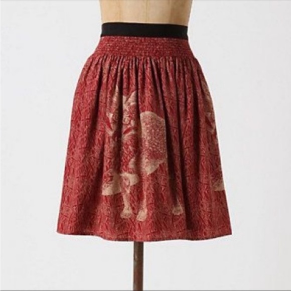 Anthro Corey Lynn Calter Silk Fox Skirt - Picture 2 of 10